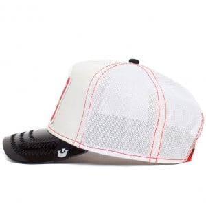 Sapca Goorin Brothers Trucker The Red Queen Alb 3