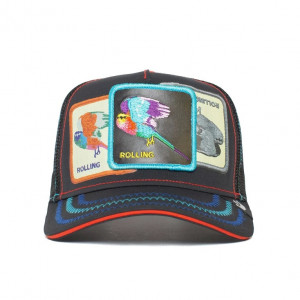 Sapca Goorin Brothers Trucker Bird Rolling Rolling Negru
