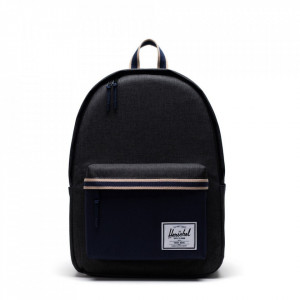 Herschel, Hátizsák logós rátéttel, Classic XL 22L, Crosshatch Fekete