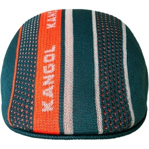 Kangol, Basca Tropic Game Stripe 507, Verde feriga - Img 2