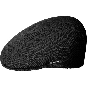 Kangol, basca tropic moss stitch geez, Negru mat