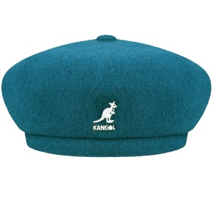 Kangol, bereta wool jax teal verde