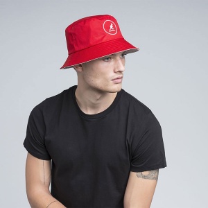 Palarie rosie Kangol Cotton Bucket 7
