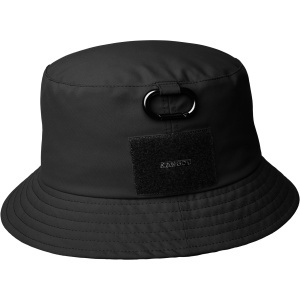 Kangol, palarie bucket Wind Breaker Pocket, Negru mat - Img 3