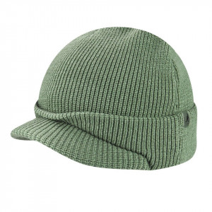 Kangol sliced peak Muetze, oil grün