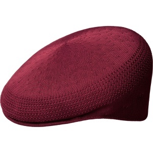 Kangol Tropic Ventair 504 Flatcap Schirmmütze, Bordeaux Rot