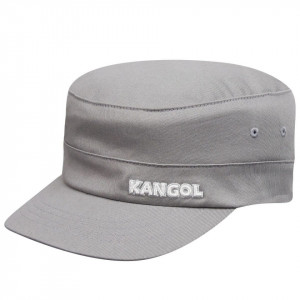 Kangol twill army cap, Grau