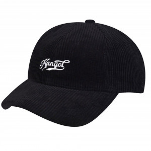 Kangol vintage script logo baseball cap, Schwarz