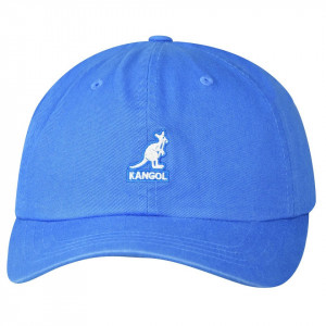 Sapca Kangol Washed Cotton Adjustable Baseball Albastru 3