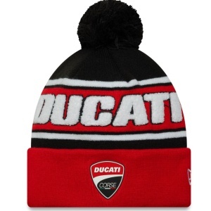 New Era, Caciula din acril cu ciucure Ducati Motor, Negru