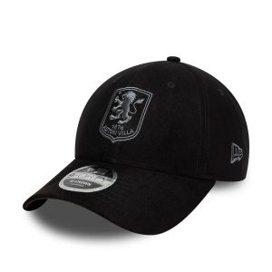 New Era, sapca 9forty faux suede Astan Villa, Negru mat