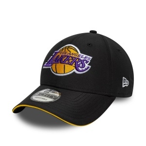 New Era, sapca 9forty microfibre Los Angles Lakers, Negru mat
