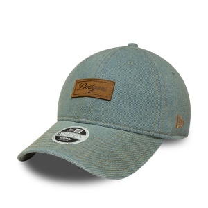 New Era, sapca 9twenty denim Los Angeles Dodgers, Albastru