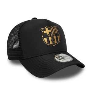 New Era, sapca trucker FC Barcelona, Negru mat 3