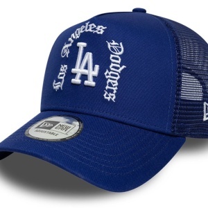 New Era, sapca trucker LA Dodgers wordmark, Albastru electric