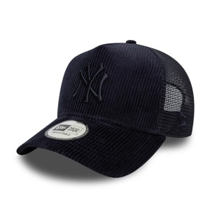 New Era, sapca trucker NY Yankees tonal cord, Albastru marin