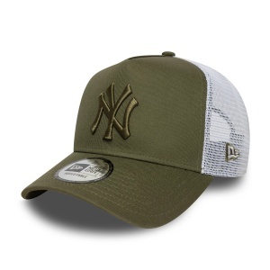 New Era, sapca trucker NY Yankees, Verde oliv