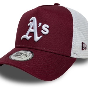 New Era, sapca trucker Oakland Athletics league, Rosu cardinal