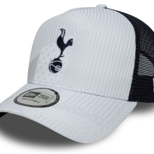 New Era, sapca trucker pattern knit Tottenham Hotspur, Alb ecru