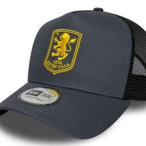 New Era, sapca trucker seasonal Aston Villa, Gri antracit