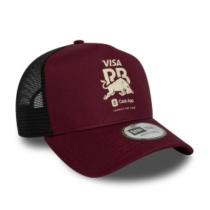 New Era, sapca trucker Visa Cash Racing Bulls, Rosu bordo 3