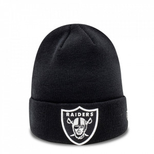 NEW ERA, Strickmütze las vegas raiders cuff knit, Schwarz
