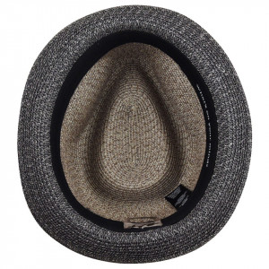 Palarie Bailey of Hollywood Hooper toyo Braid Trilby Gri 3