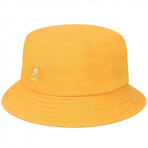 Palarie Kangol Washed Bucket Galben 3