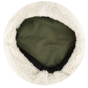 Bereta Kangol Nylon Plush Reversible Alb 5