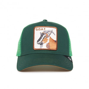 Goorin Bros kšiltovka trucker goat, Zelená