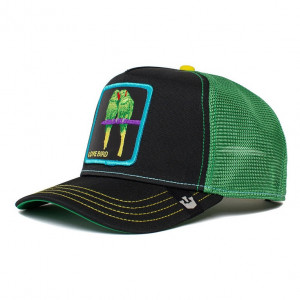 Sapca Goorin Brothers Trucker Twitterpated Negru-Verde 2