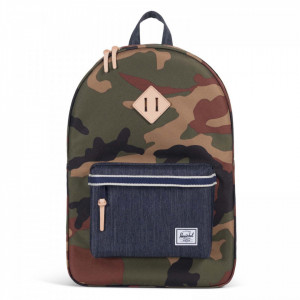 Herschel, Hátizsák logós rátéttel, Heritage 22L Woodland Camo