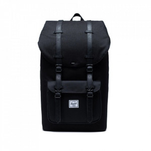 Herschel rucksack little america dark grid, Schwarz