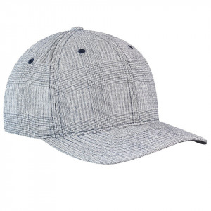 Sapca Kango Pattern Flexfit Baseball Check Navy 3