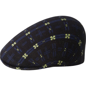 Kangol, basca hyper plaid 507, Negru