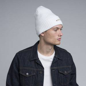 Caciula Kangol Color Text Alb 3