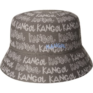 Kangol, palarie bucket Tropic Doodle, Gri antracit