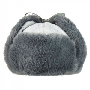 Caciula Kangol Quilted Trapper Gri 6