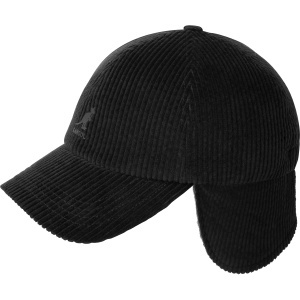 Kangol, Sapca earflaps cozy cord, Negru mat - Img 2