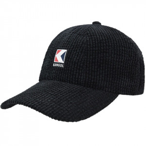 Kangol service k adjustable baseball cap, Schwarz