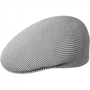 Kangol stripe 504 flatcap, Grau
