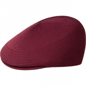 Kangol Tropic Ventair 507 Flatcap Schirmmütze, Bordeaux Rot