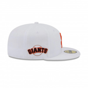 New Era sapca alba 59fifty side patch san francisco giants 4