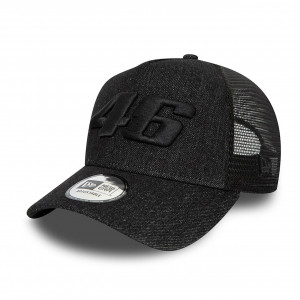 NEW ERA Kšiltovka 'VR46 denim', Černá