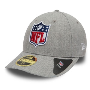 New Era, sapca 59fifty low profile NFL logo American Football, Gri