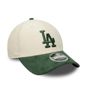 New Era, sapca 9forty Cord LA Dodgers, Verde/ Bej 3