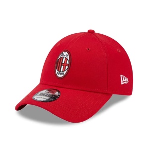 New Era, sapca 9forty core AC Milan, Rosu