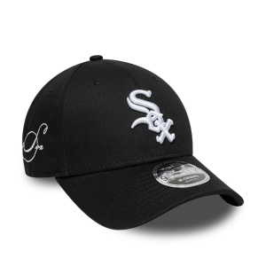 New Era, sapca 9forty side script Chicago White Sox, Negru mat - Img 3