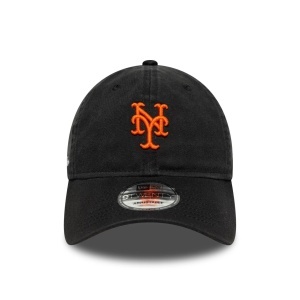 New Era, sapca 9twenty washed scrip NY Mets, Negru prafuit 2