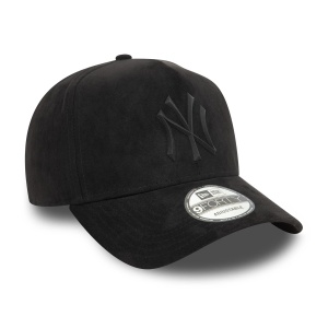 New Era, sapca trucker E-Frame faux suede NY Yankees, Negru mat 3